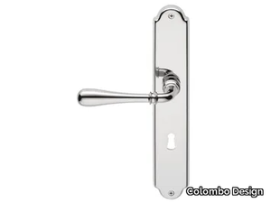 IDA ID 31 P-PY - Brass door handle on back plate _ Colombo Design