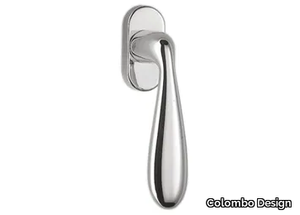 LARA CB 72 DK/SM - DK brass window handle on rose _ Colombo Design