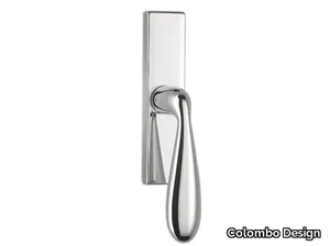 LARA CB 72 IM - Brass window handle on back plate _ Colombo Design