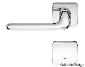 ROBOQUATTROS ID 51 R-RY - Cromall® door handle on rose _ Colombo Design