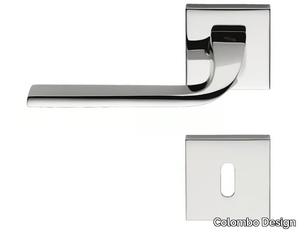 ISY BL 11 R-RY / BL 11 RF-RYF - Brass door handle on rose _ Colombo Design