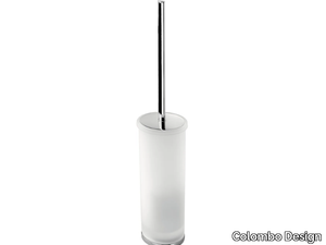 LAND B2806 - Etched glass toilet brush _ Colombo Design