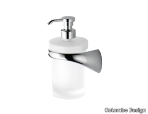 LINK B9310 - Wall-mounted etched glass Bathroom soap dispenser _ Colombo Design