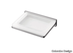 LOOK B1601 - Wall-mounted etched glass soap dish _ Colombo Design