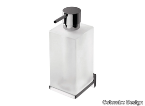 LOOK B9316 - Wall-mounted etched glass Bathroom soap dispenser _ Colombo Design