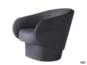 ROC - Leather easy chair with armrests _ COR