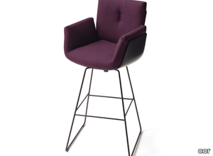 ALVO - High stool with back _ COR