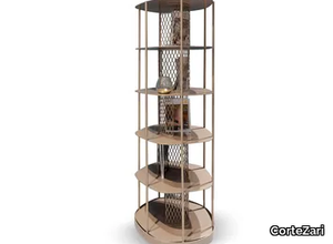 ASPARAGUS - Freestanding metal bookcase _ CorteZari