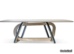 LOOOP - Porcelain stoneware dining table _ CorteZari