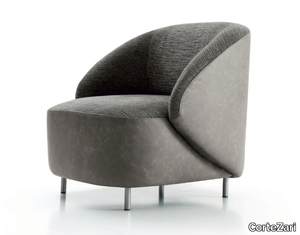 PANDI - Fabric easy chair with armrests _ CorteZari