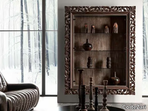 GASTON - Wall-mounted oak display cabinet _ CorteZari