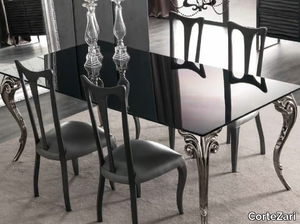 ANTARES - Rectangular lacquered glass table _ CorteZari
