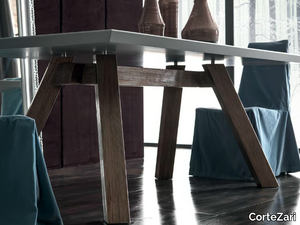 SOHO - Rectangular wooden table _ CorteZari