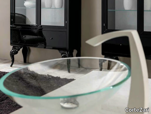 ANTARES - Countertop oval glass washbasin _ CorteZari