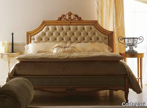 INES - Double bed with upholstered headboard _ CorteZari