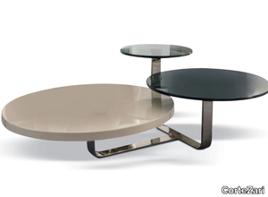 TIAGO TRIS - Low round coffee table _ CorteZari