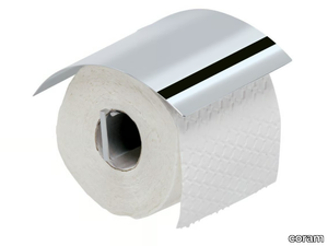 MODERN ART - Metal toilet roll holder with cover _ coram