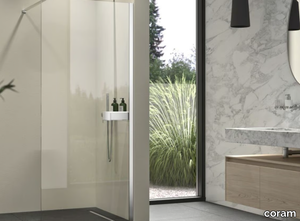 AVENUE - Square glass Walk in shower _ coram