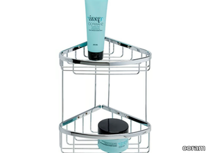 BASKET - Doubel corner metal shower basket _ coram