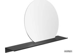 LEEV - Metal mirror / bathroom wall shelf _ coram