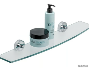 LUNA - Glass bathroom wall shelf _ coram