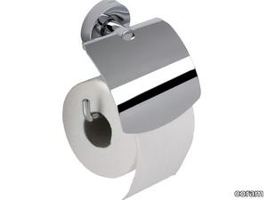 LUNA - Metal toilet roll holder with cover _ coram