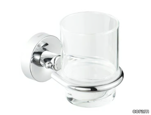 LUNA - Wall-mounted glass toothbrush holder _ coram