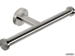 NEMOX - Double stainless steel toilet roll holder _ coram