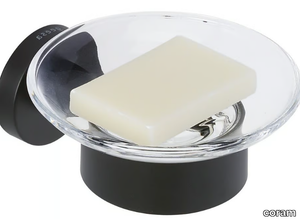 NEMOX BLACK - Wall-mounted metal soap dish _ coram