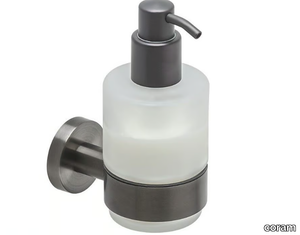 NEMOX BRUSHED - Wall-mounted glass Bathroom soap dispenser _ coram