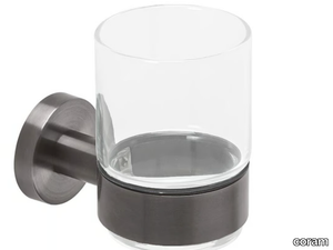 NEMOX BRUSHED - Glass toothbrush holder _ coram