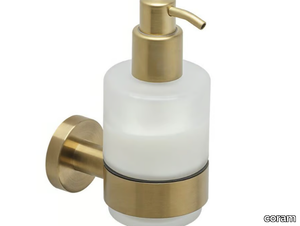 NEMOX GOLD - Wall-mounted glass Bathroom soap dispenser _ coram