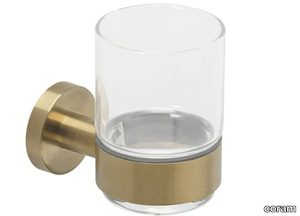 NEMOX GOLD - Glass toothbrush holder _ coram