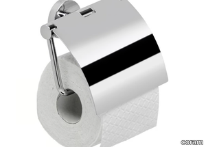 NEMOX - Metal toilet roll holder with cover _ coram