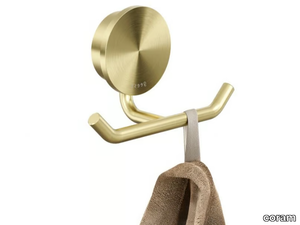 OPAL GOLD - Double stainless steel robe hook _ coram