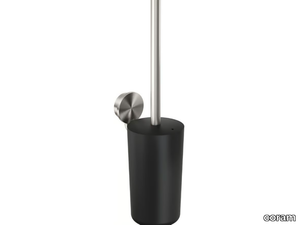 OPAL - Wall-mounted stainless steel toilet brush _ coram