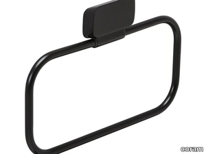 SHIFT BLACK - Metal towel ring _ coram