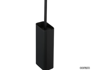 SHIFT BLACK - Wall-mounted metal toilet brush _ coram