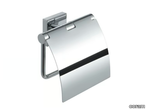 NELIO - Metal toilet roll holder with cover _ coram