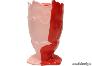 TWINS C M - Round resin vase _ corsi design