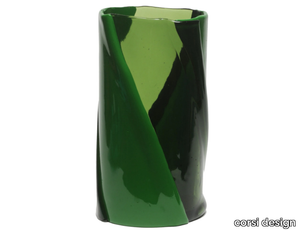 TWIRL L - Resin vase _ corsi design