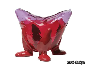 FIOCA EXTRA COLOUR - Resin vase _ corsi design