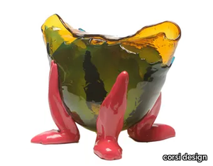 FIOCA EXTRA COLOUR - Resin vase _ corsi design