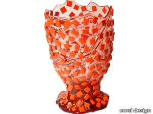 ROCK - Handmade resin vase _ corsi design