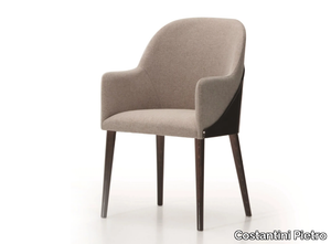 SHELL - Upholstered fabric chair with armrests _ Costantini Pietro