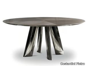 DRESS - Round wooden table _ Costantini Pietro