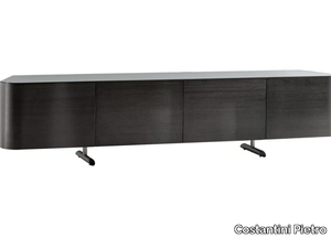 ERA - Wooden TV cabinet with doors _ Costantini Pietro