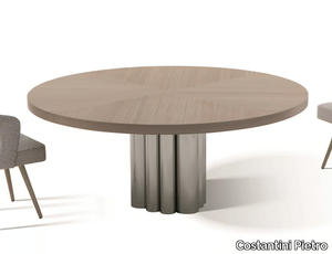 SPLENDOR - Round wooden table _ Costantini Pietro