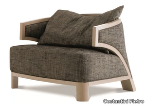 VILLA - Fabric armchair with armrests _ Costantini Pietro