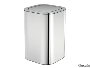 LINE - Stainless steel bathroom waste bin _ Cosmic